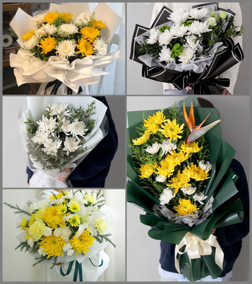 广东湛江市廉江市雅塘镇江东村白事花束代送